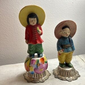 Vintage Japanese Figurine Statues